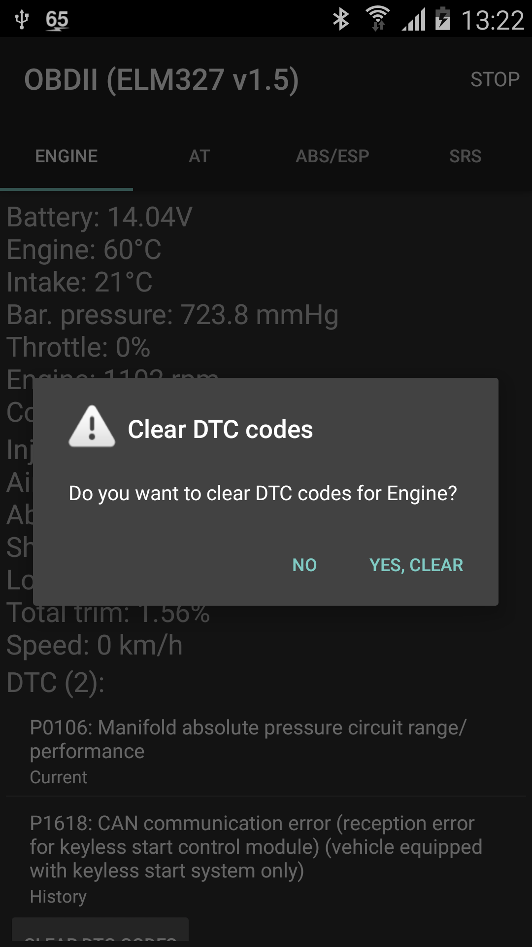 SZ Viewer: read DTC for Suzuki screenshot