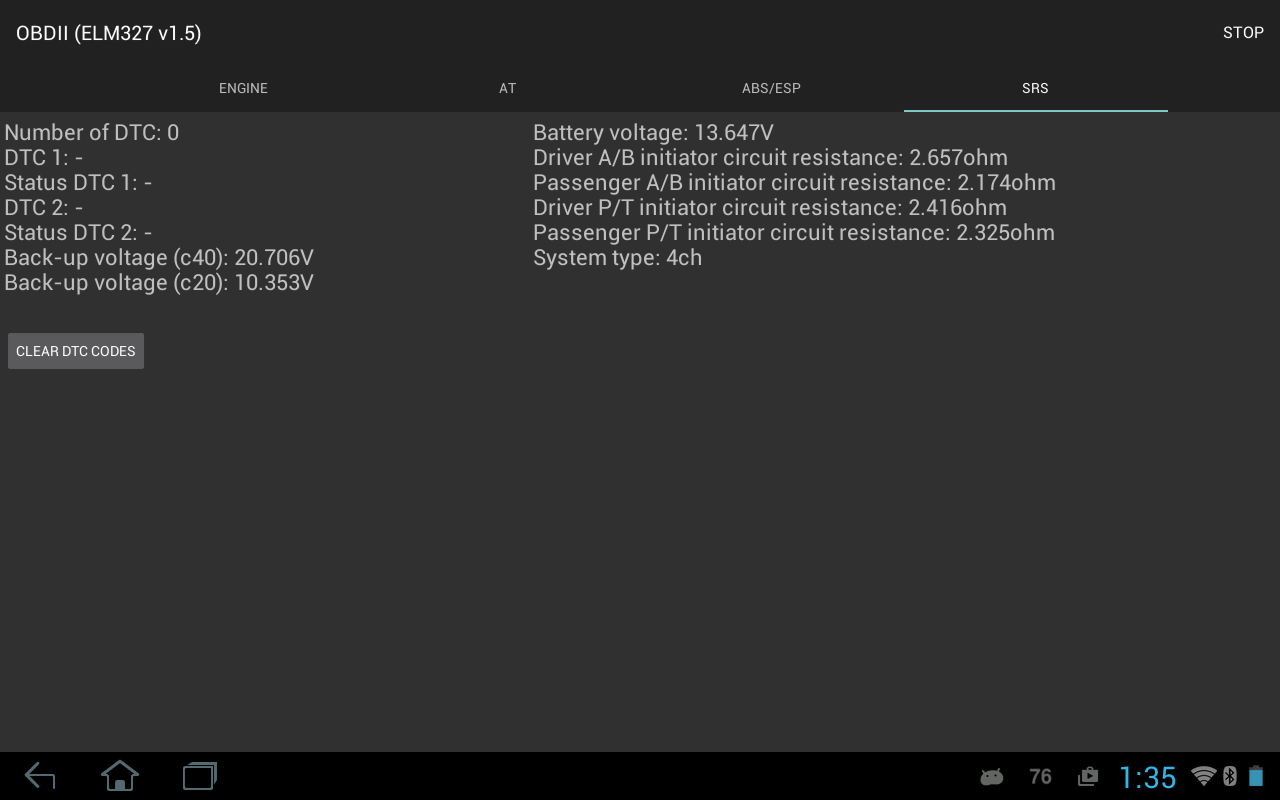 SZ Viewer: read DTC for Suzuki screenshot