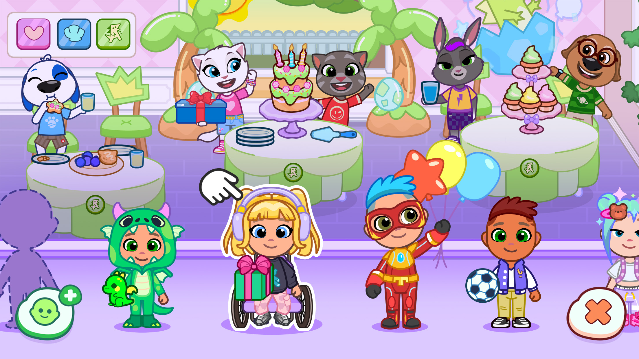 Talking Tom & Friends: World APK screenshot