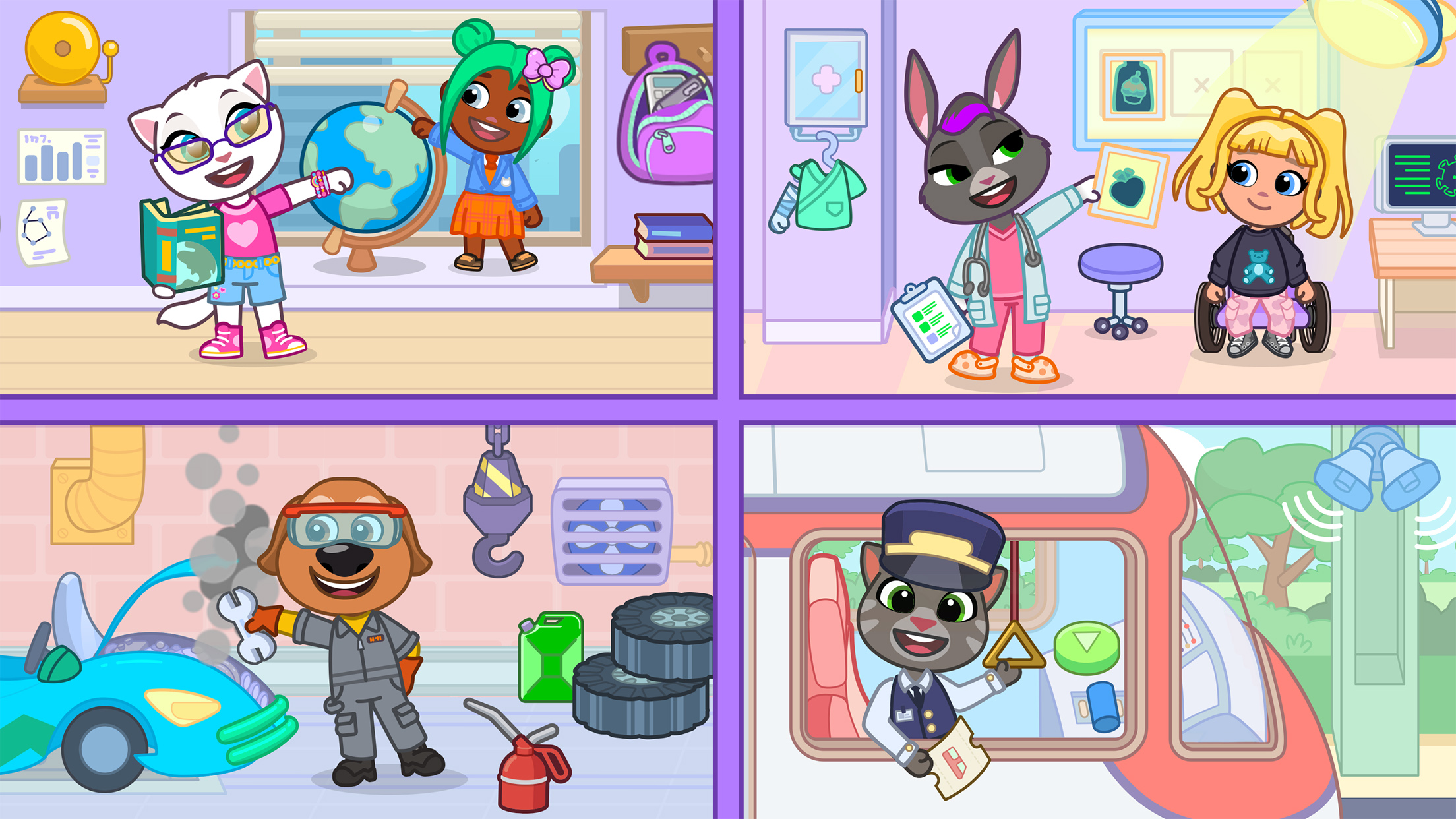 Talking Tom & Friends: World APK screenshot