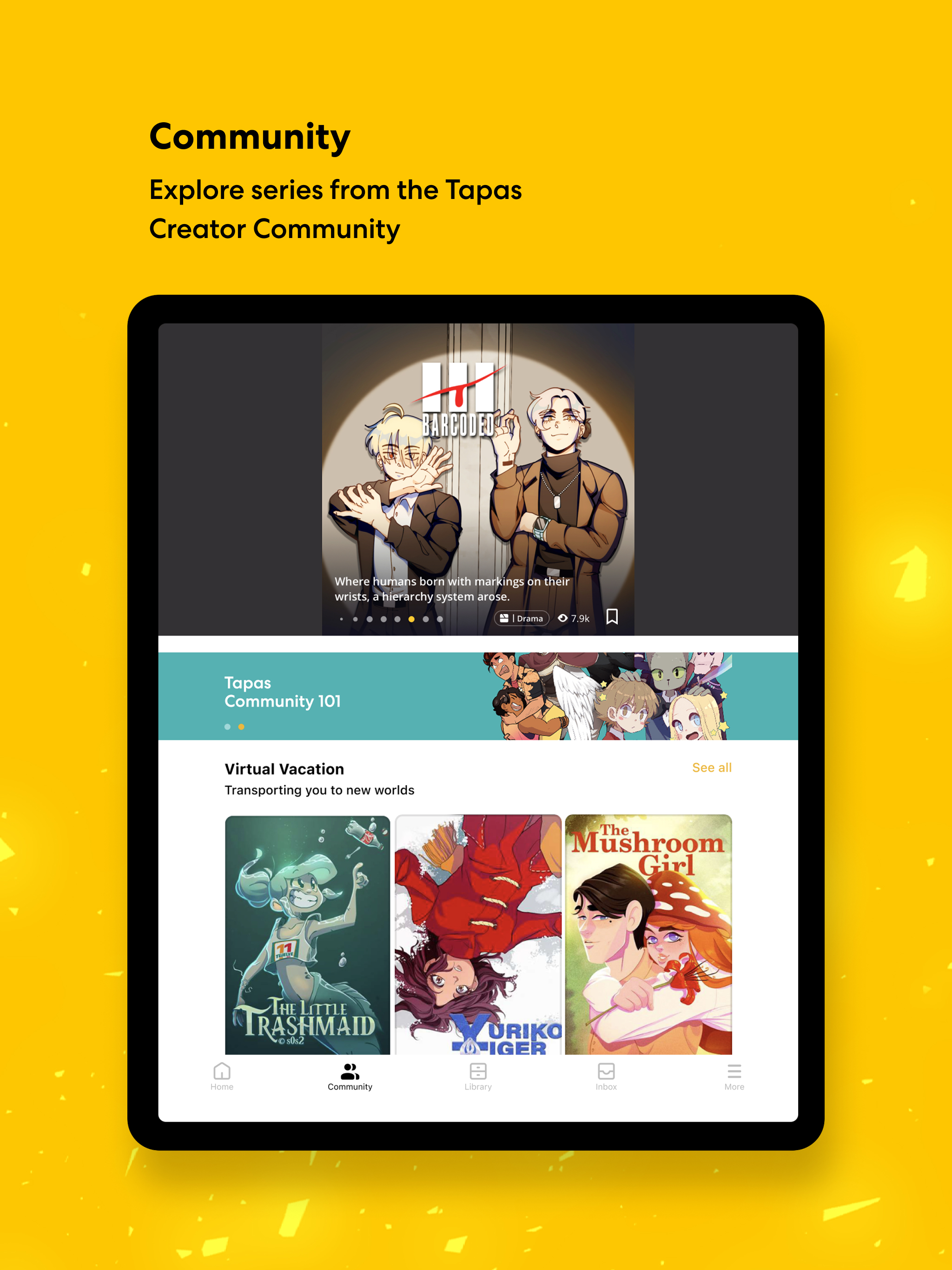 Tapas APK screenshot