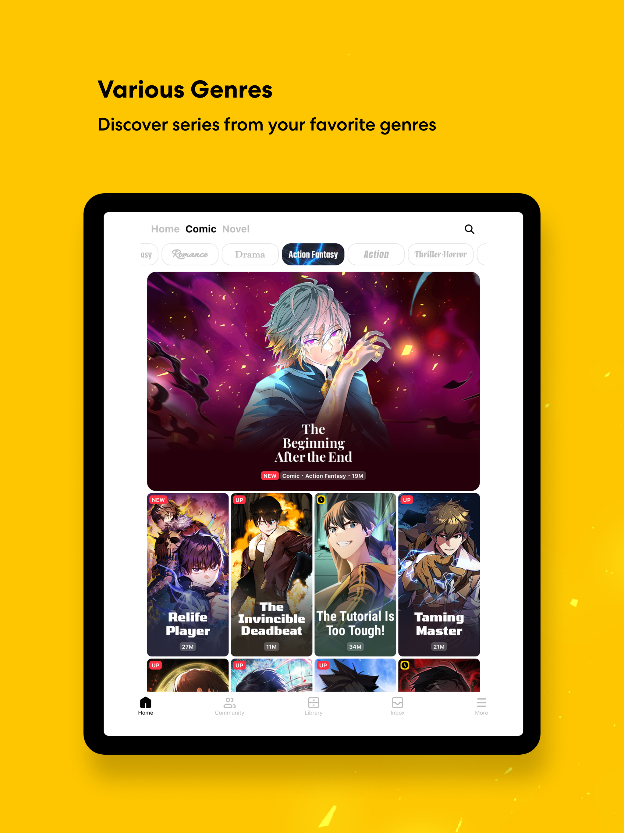Tapas APK screenshot