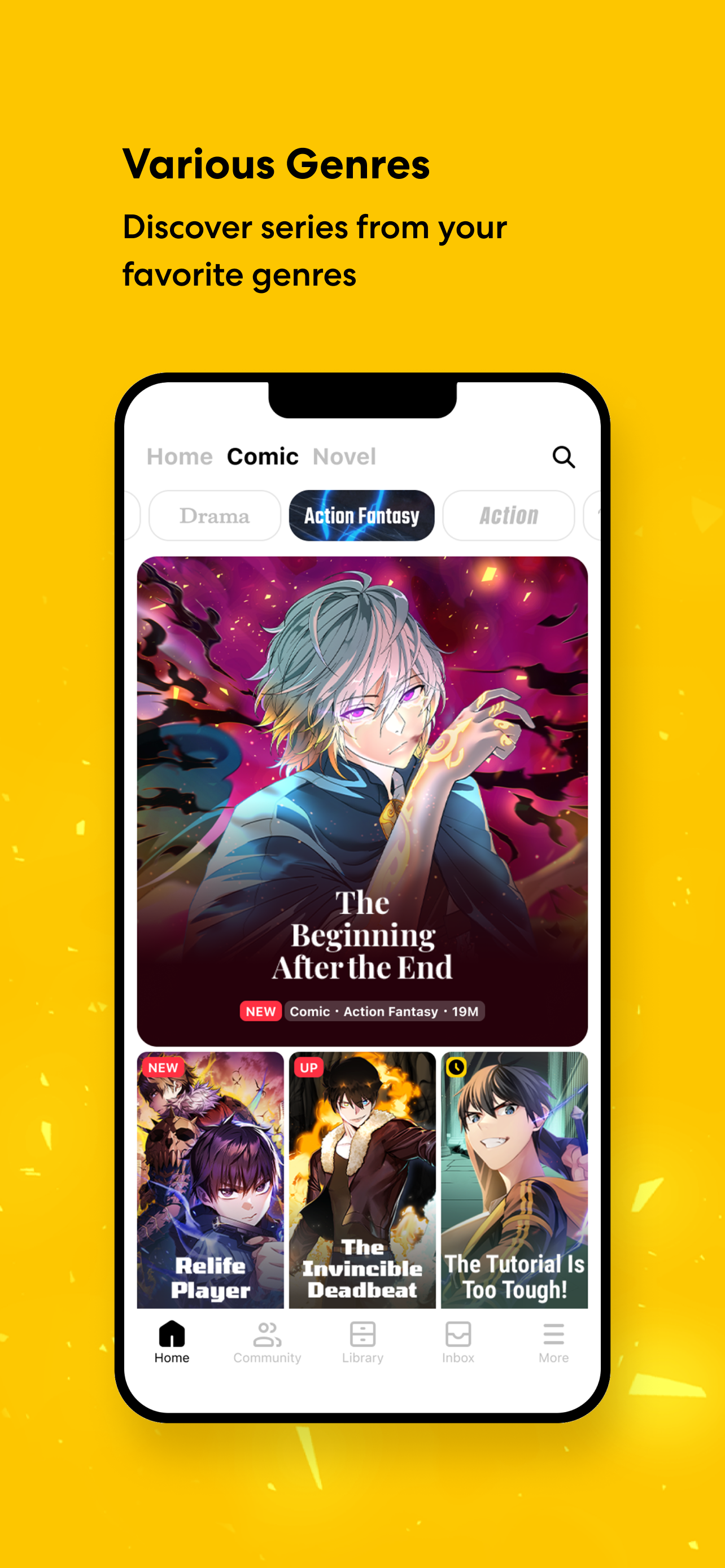 Tapas APK screenshot