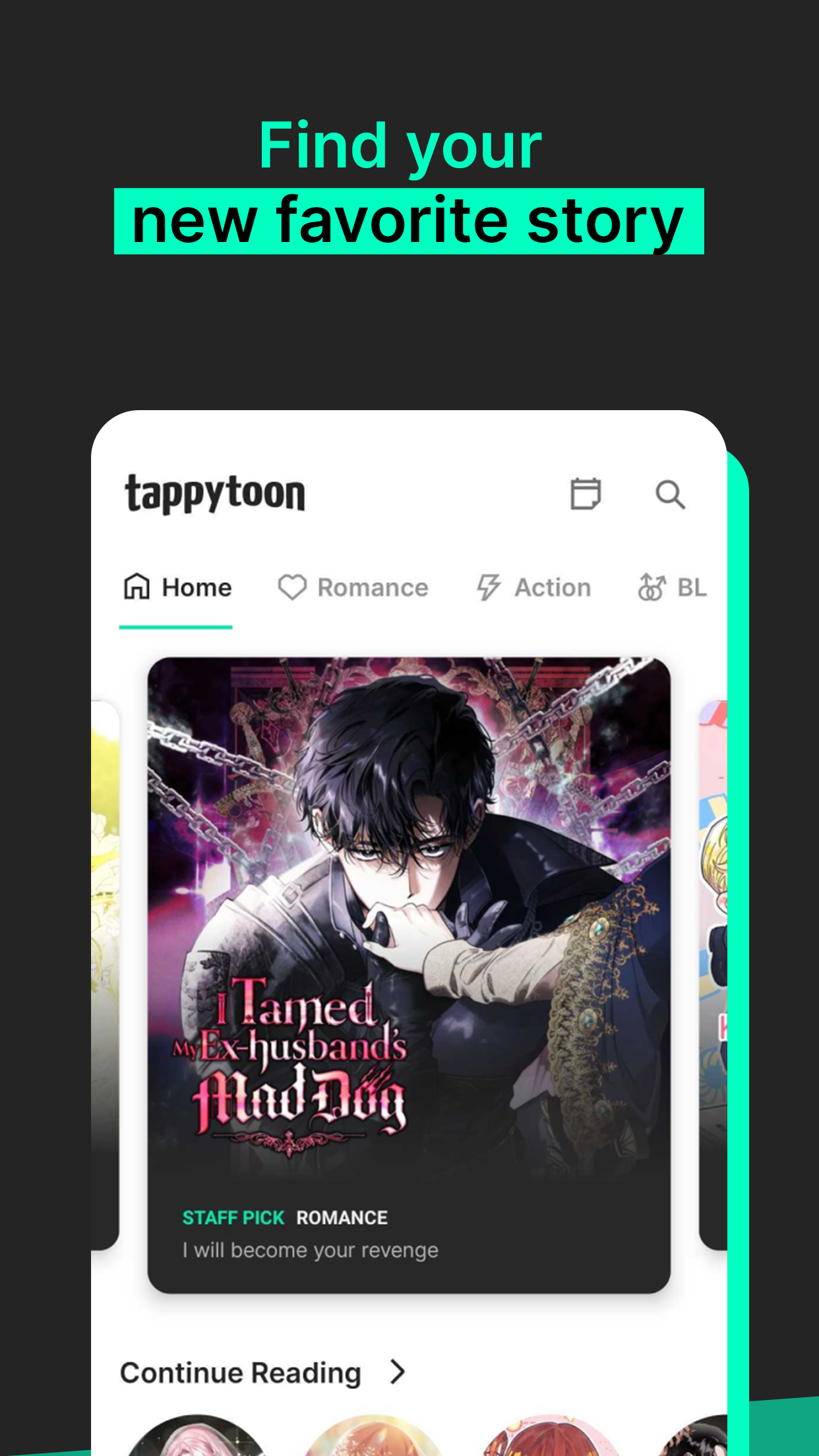 Tappytoon Manhwa & Novels APK screenshot