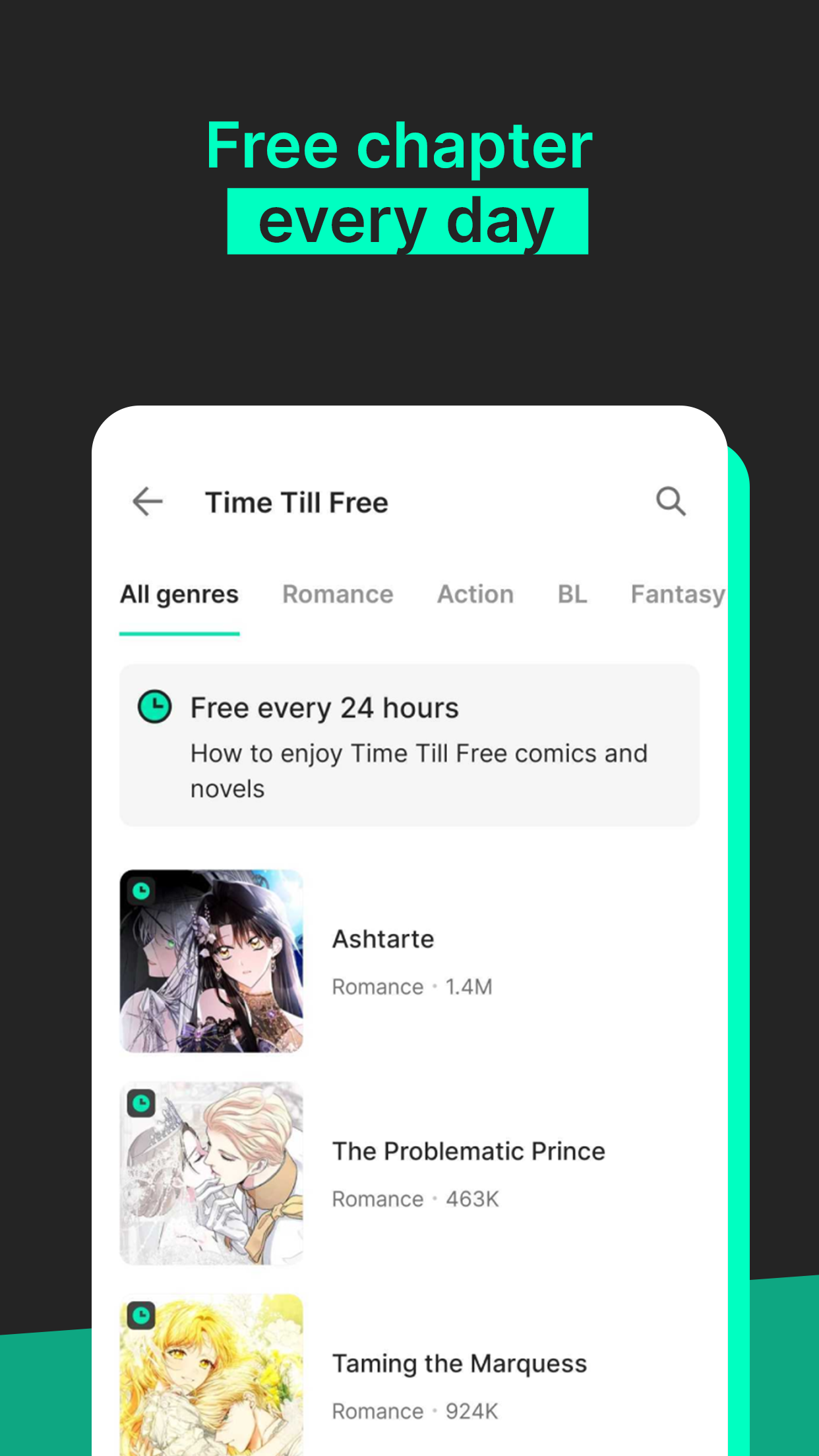 Tappytoon Manhwa & Novels APK screenshot