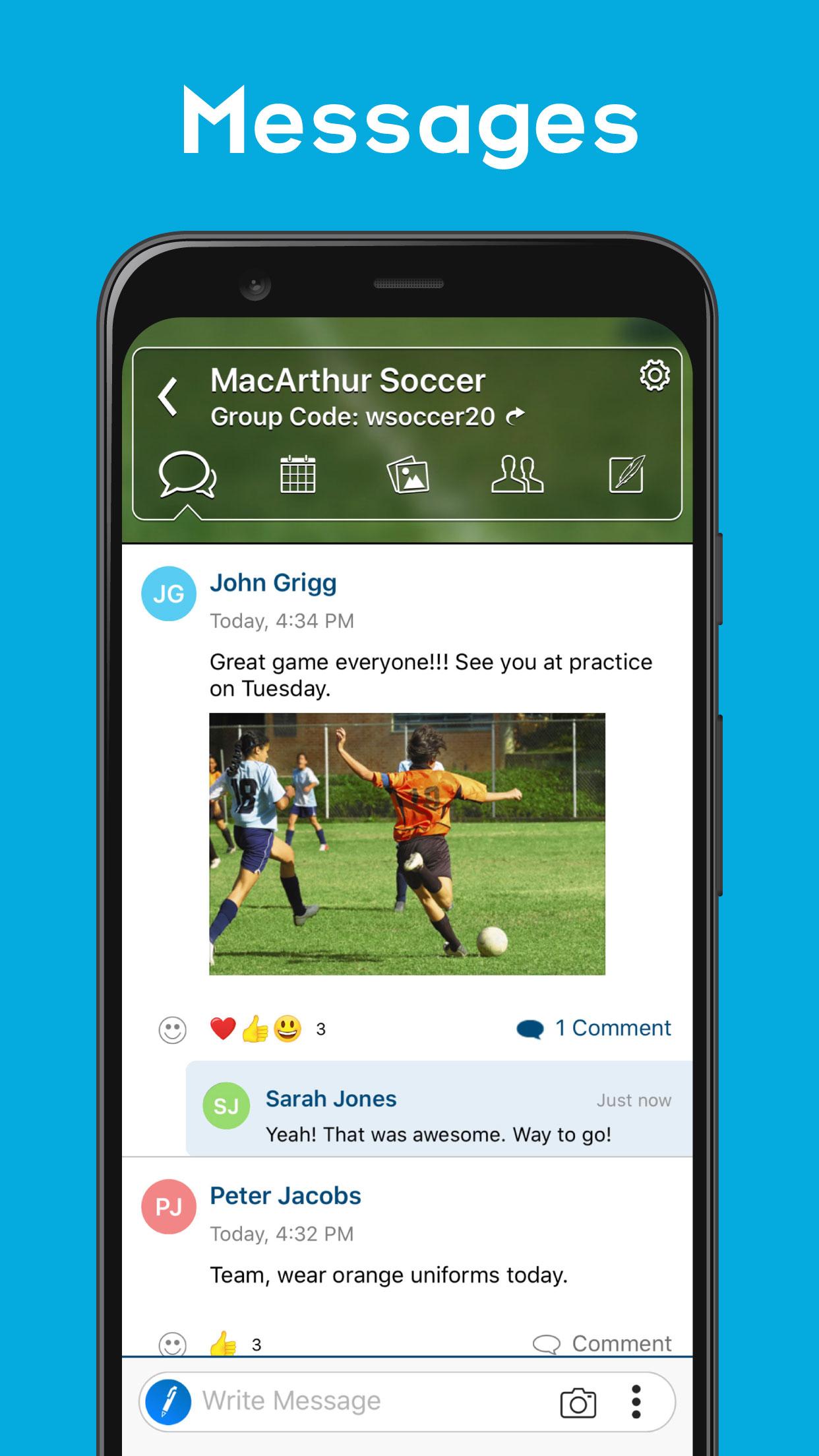 TeamReach - Your Team App APK screenshot