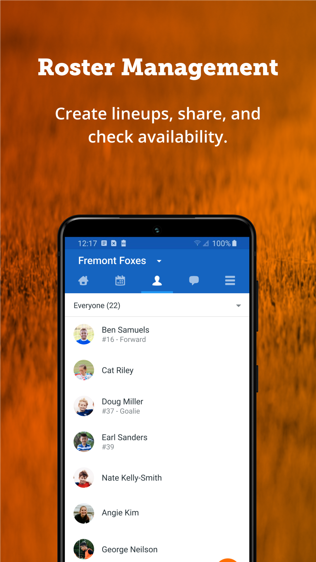 TeamSnap: manage youth sports APK screenshot