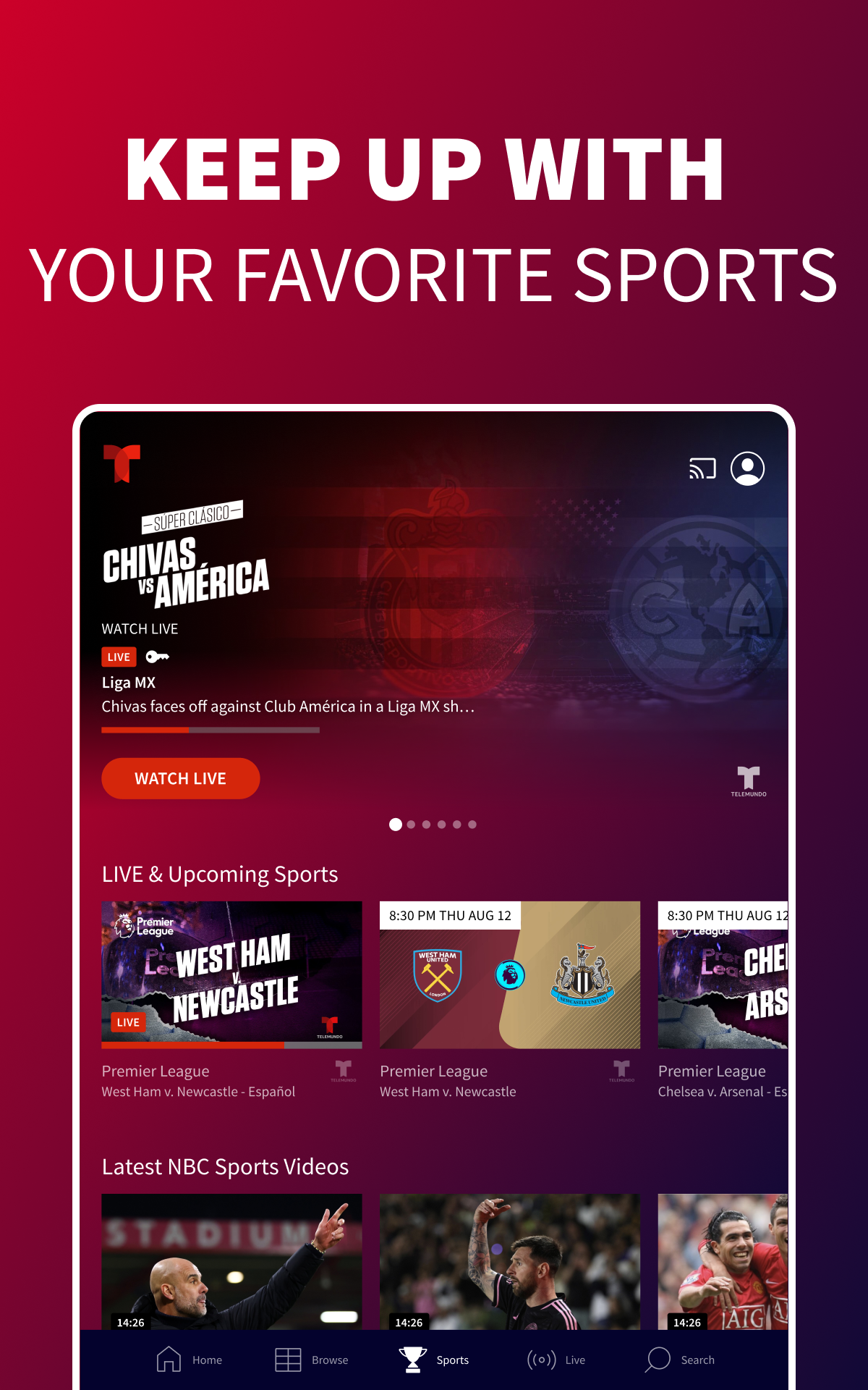 Telemundo APK screenshot