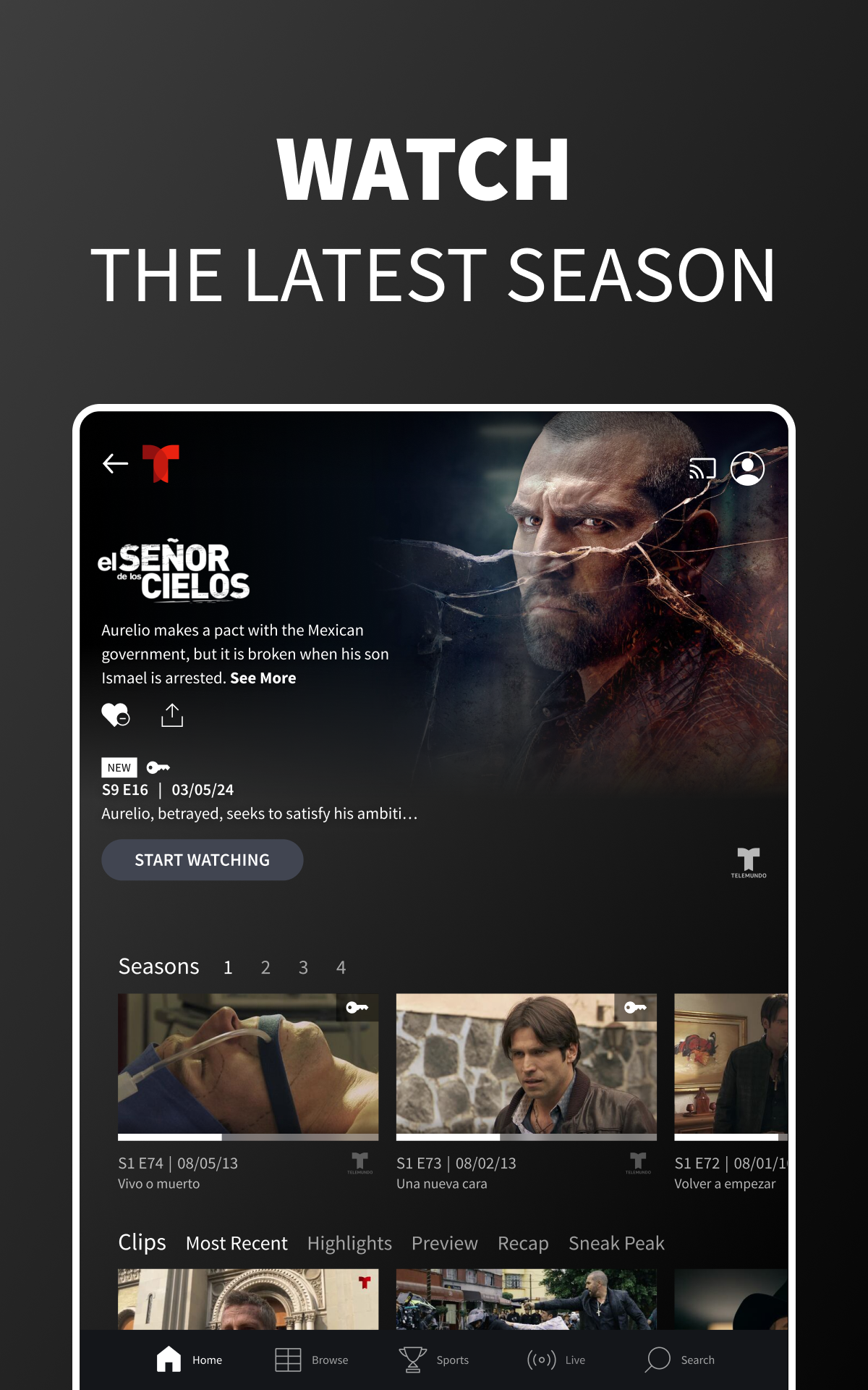 Telemundo APK screenshot
