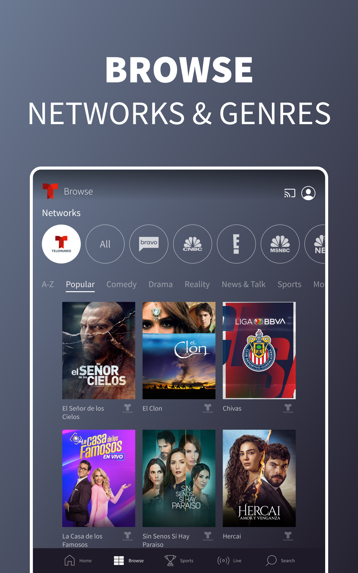 Telemundo APK screenshot