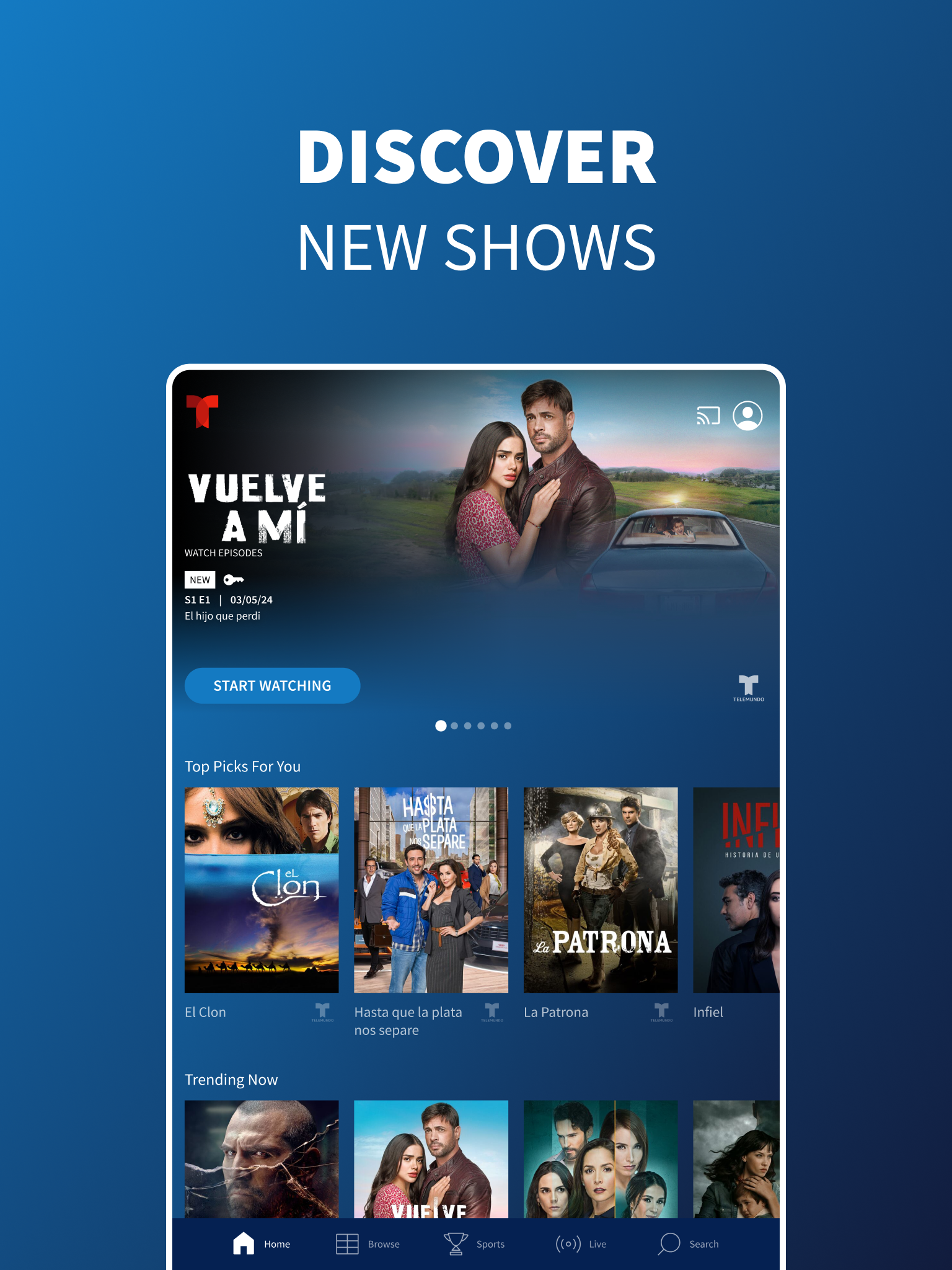 Telemundo APK screenshot