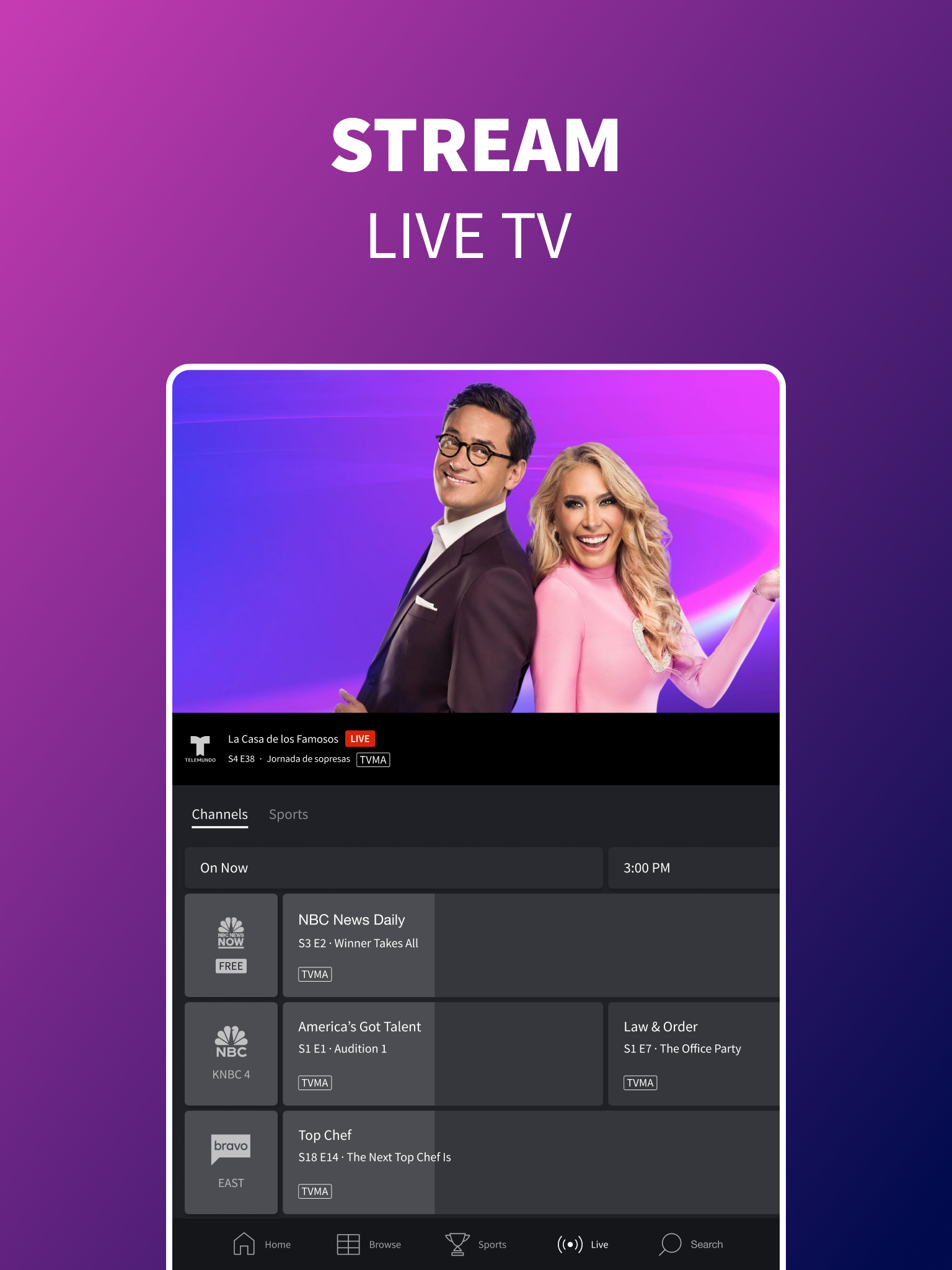 Telemundo APK screenshot