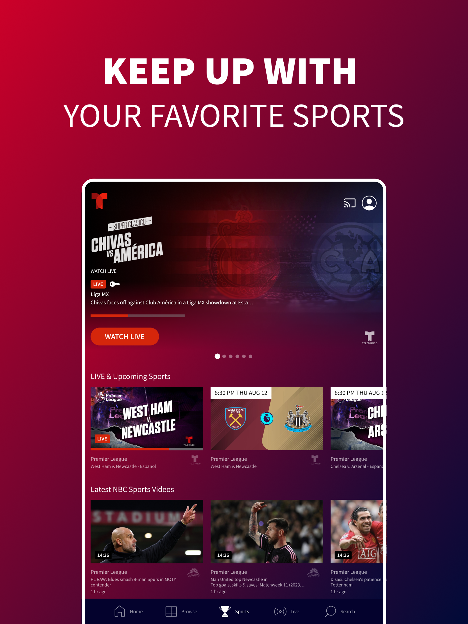 Telemundo APK screenshot