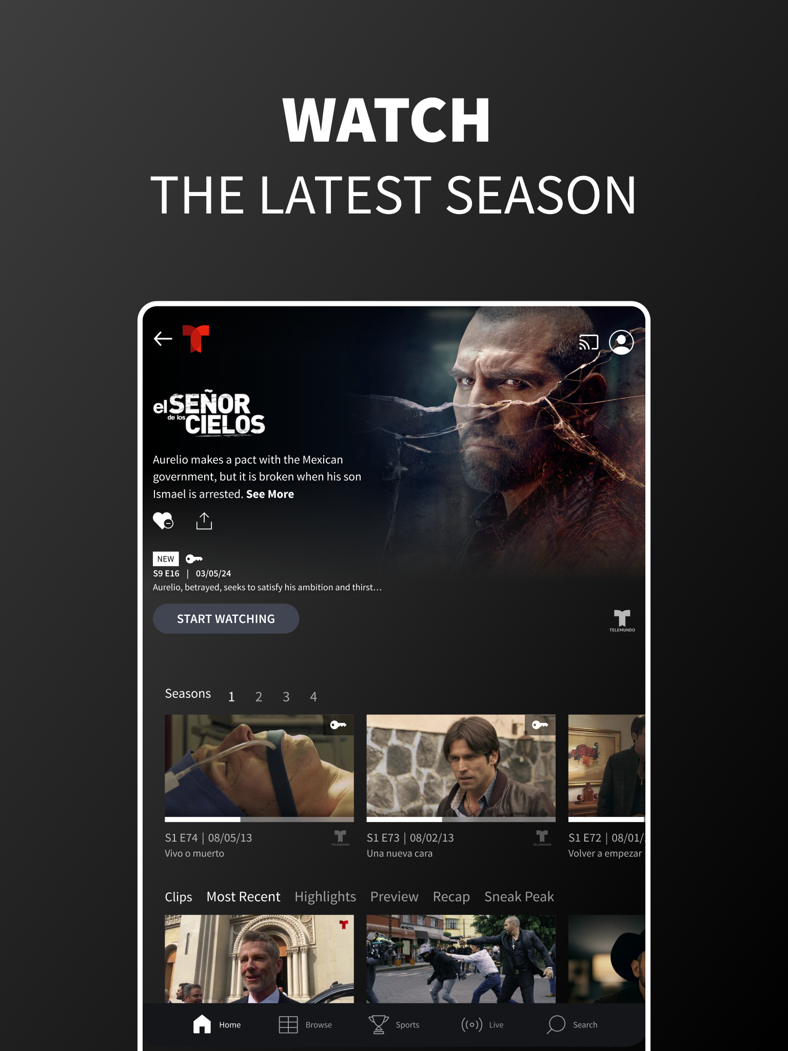 Telemundo APK screenshot