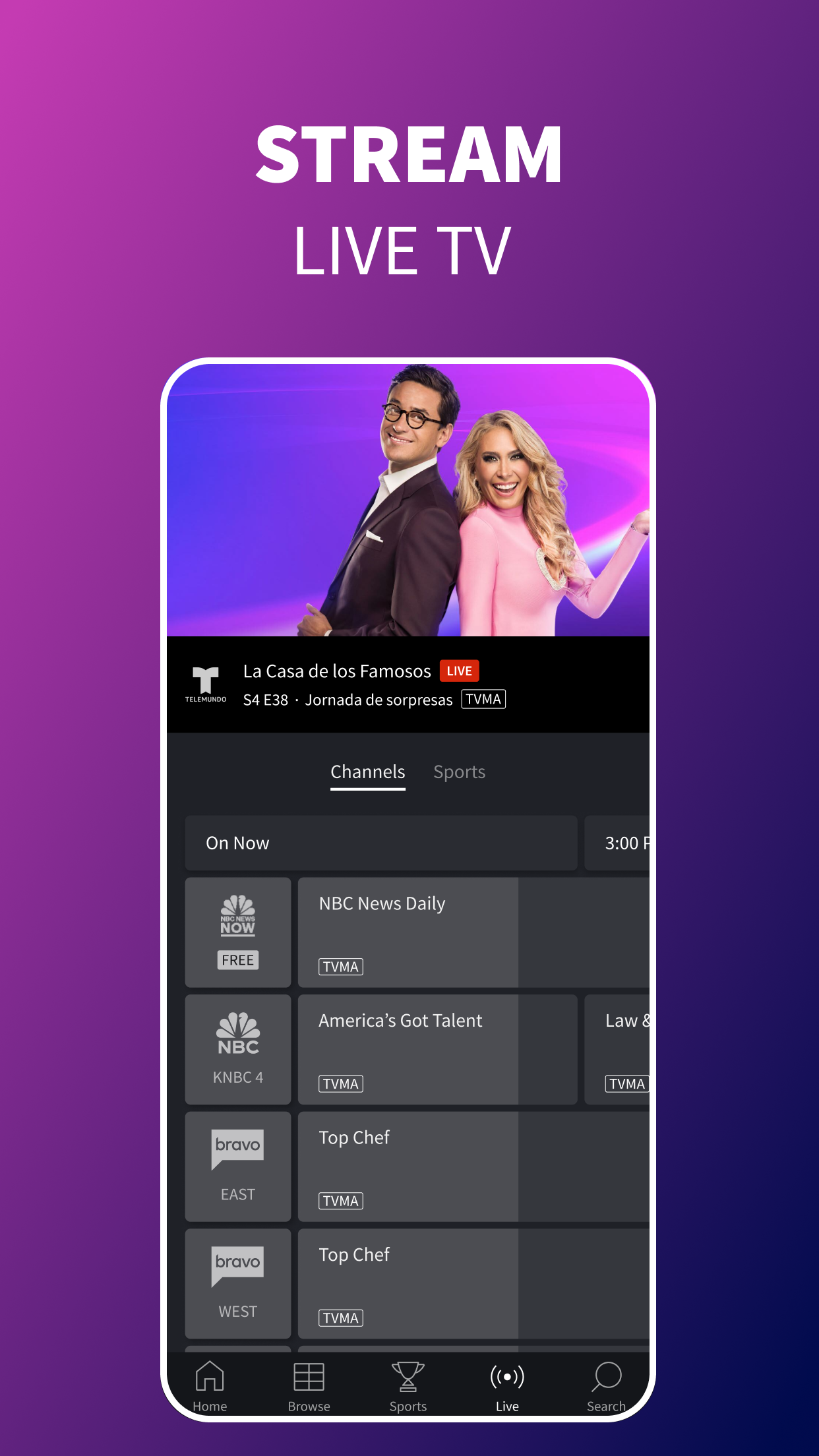 Telemundo APK screenshot
