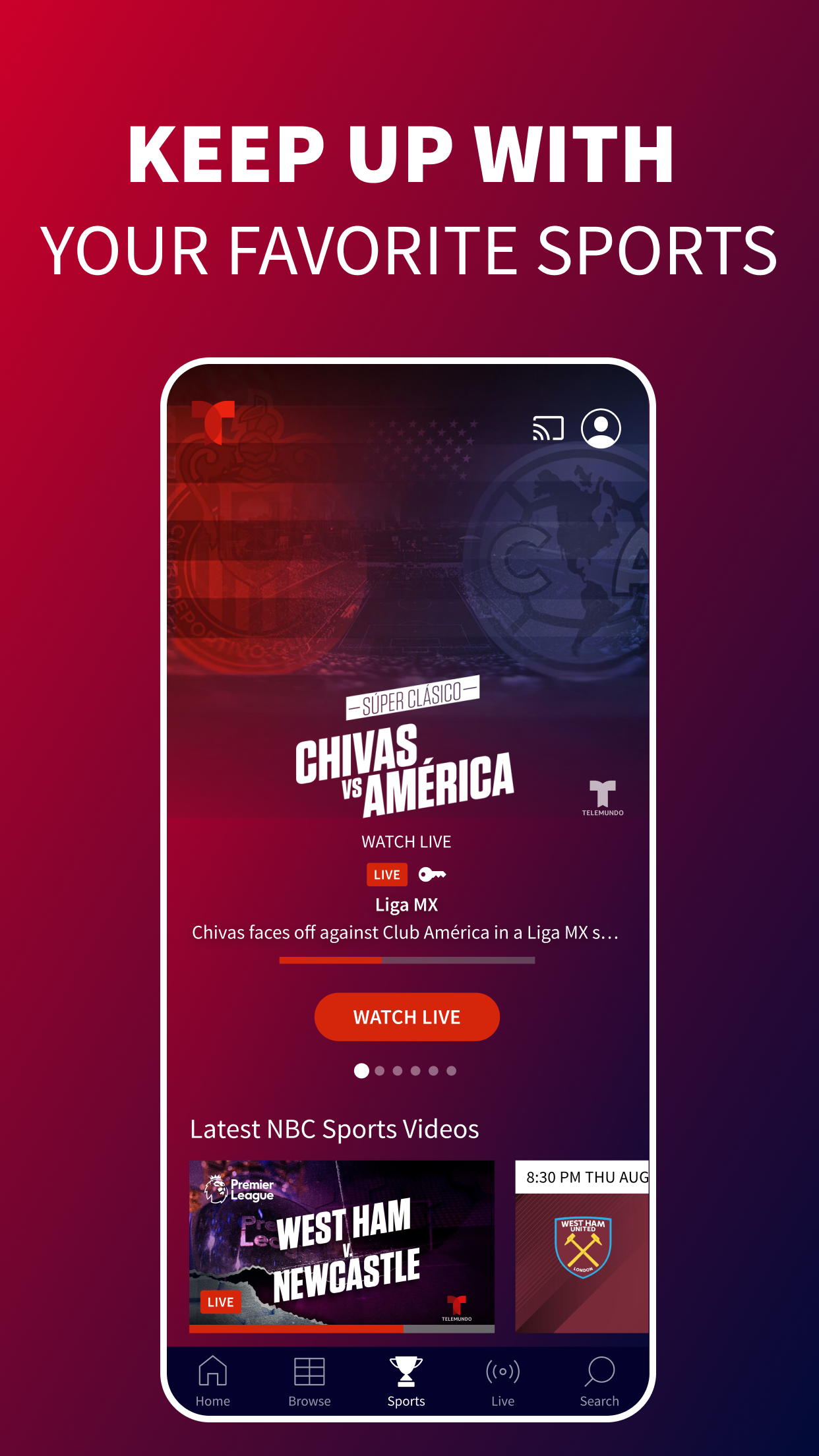 Telemundo APK screenshot