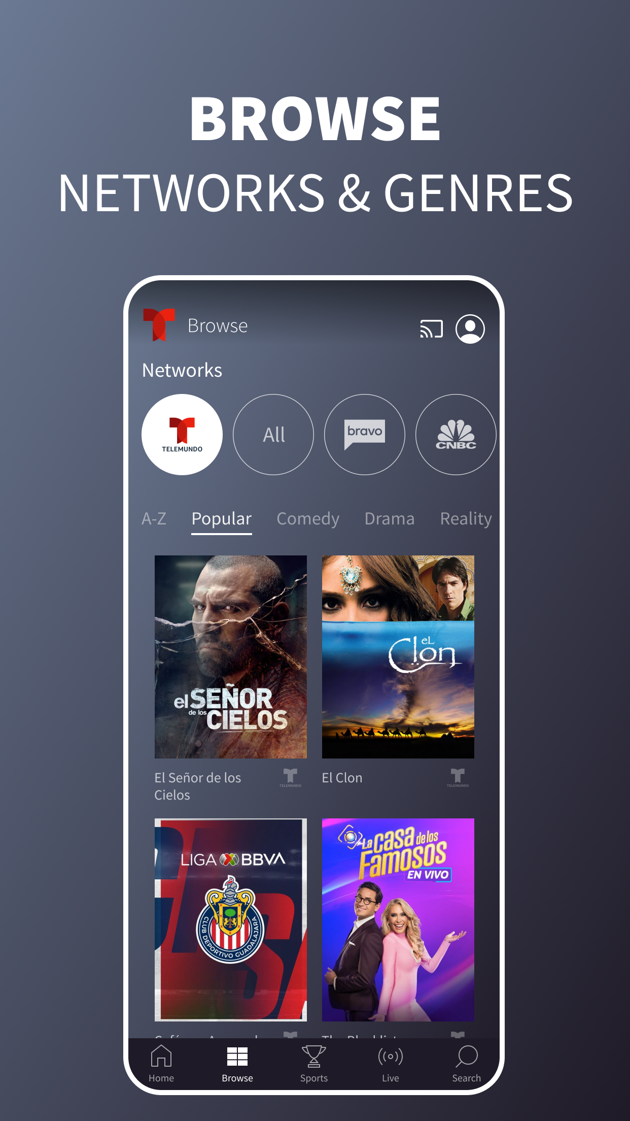 Telemundo APK screenshot