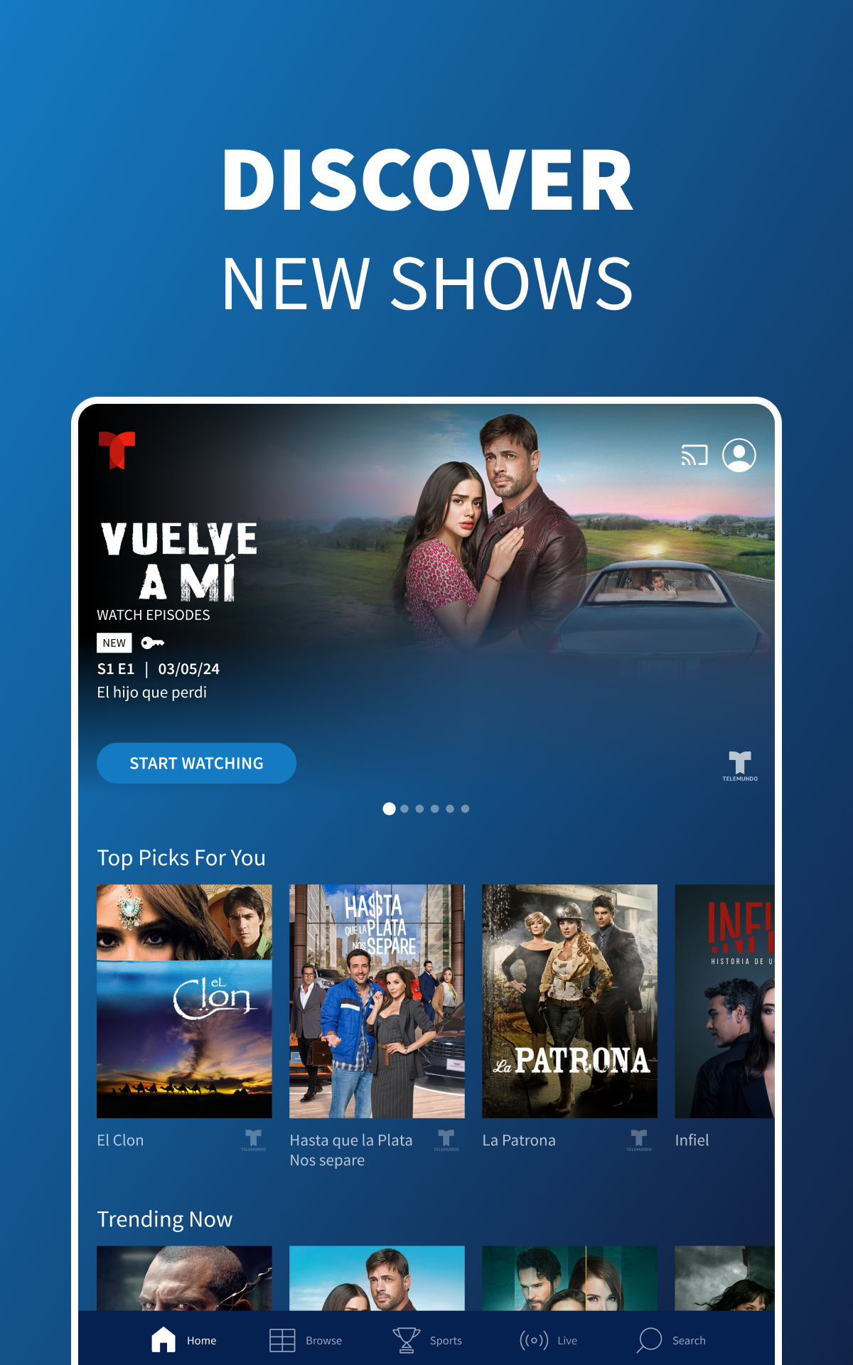 Telemundo APK screenshot