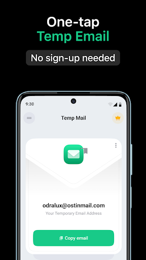 Temp Mail APK screenshot