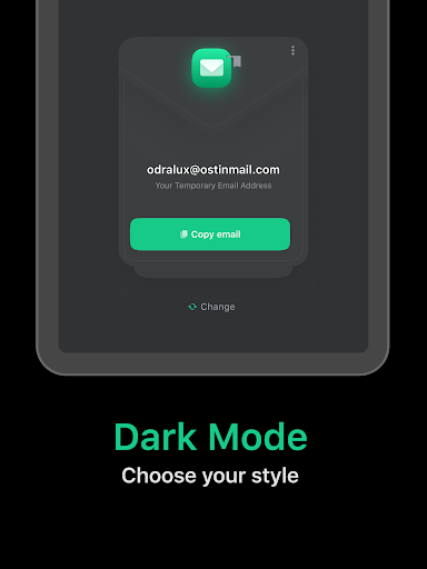 Temp Mail APK screenshot
