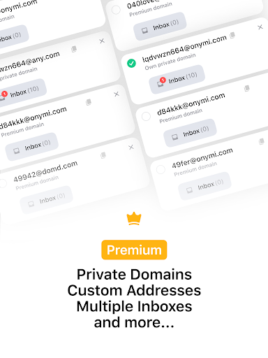 Temp Mail APK screenshot