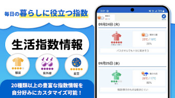 tenki.jp 日本気象協会の天気予報アプリ・雨雲レーダー APK screenshot