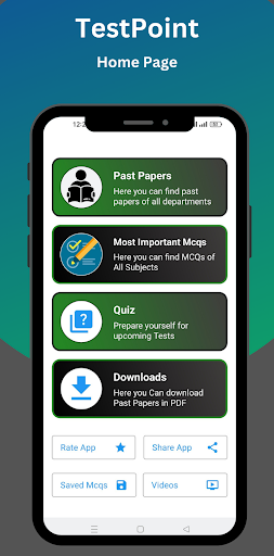 TestPoint MCQs (Offline) APK screenshot