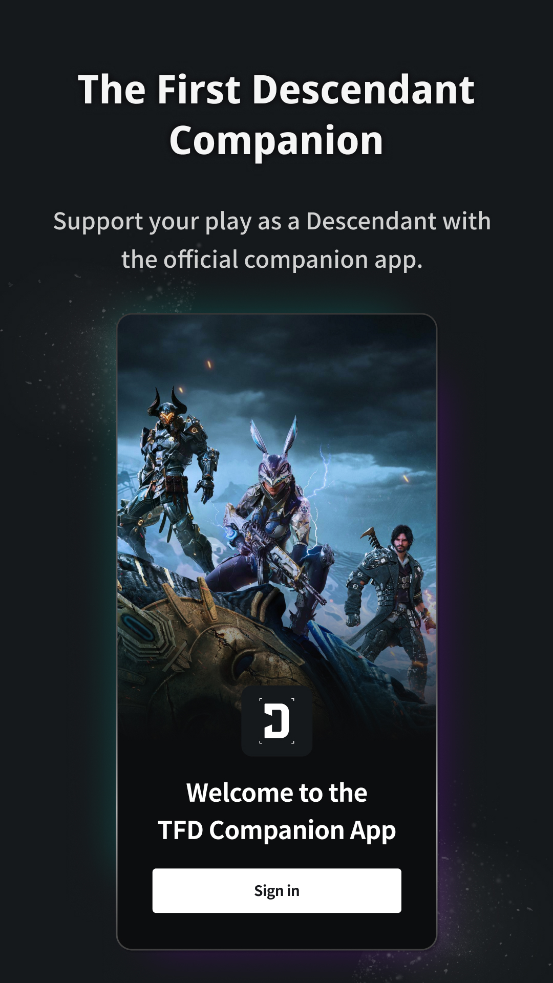 The First Descendant Companion screenshot