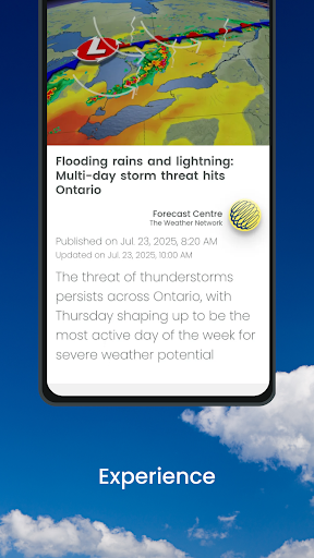 The Weather Network APK screenshot