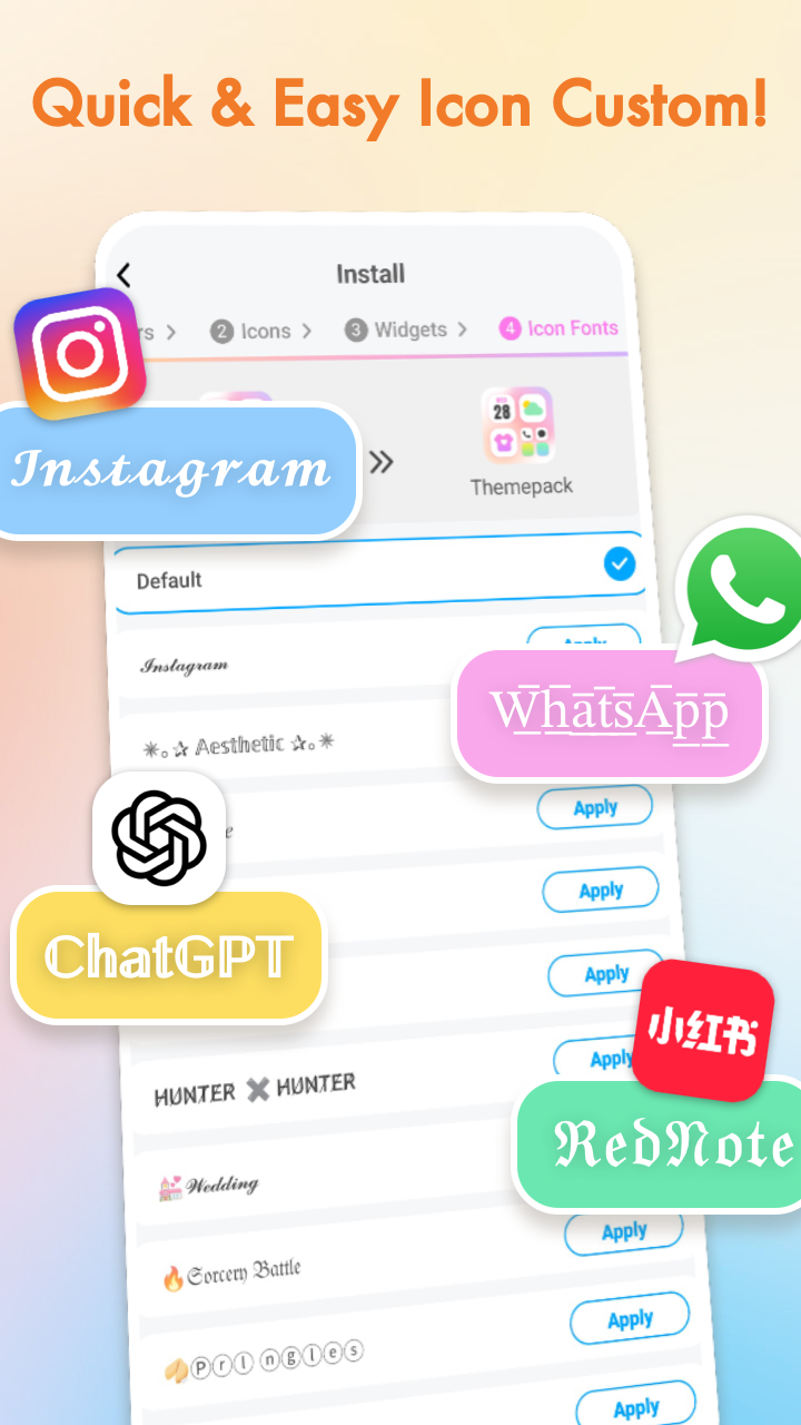 Themepack - App Icons, Widgets APK screenshot