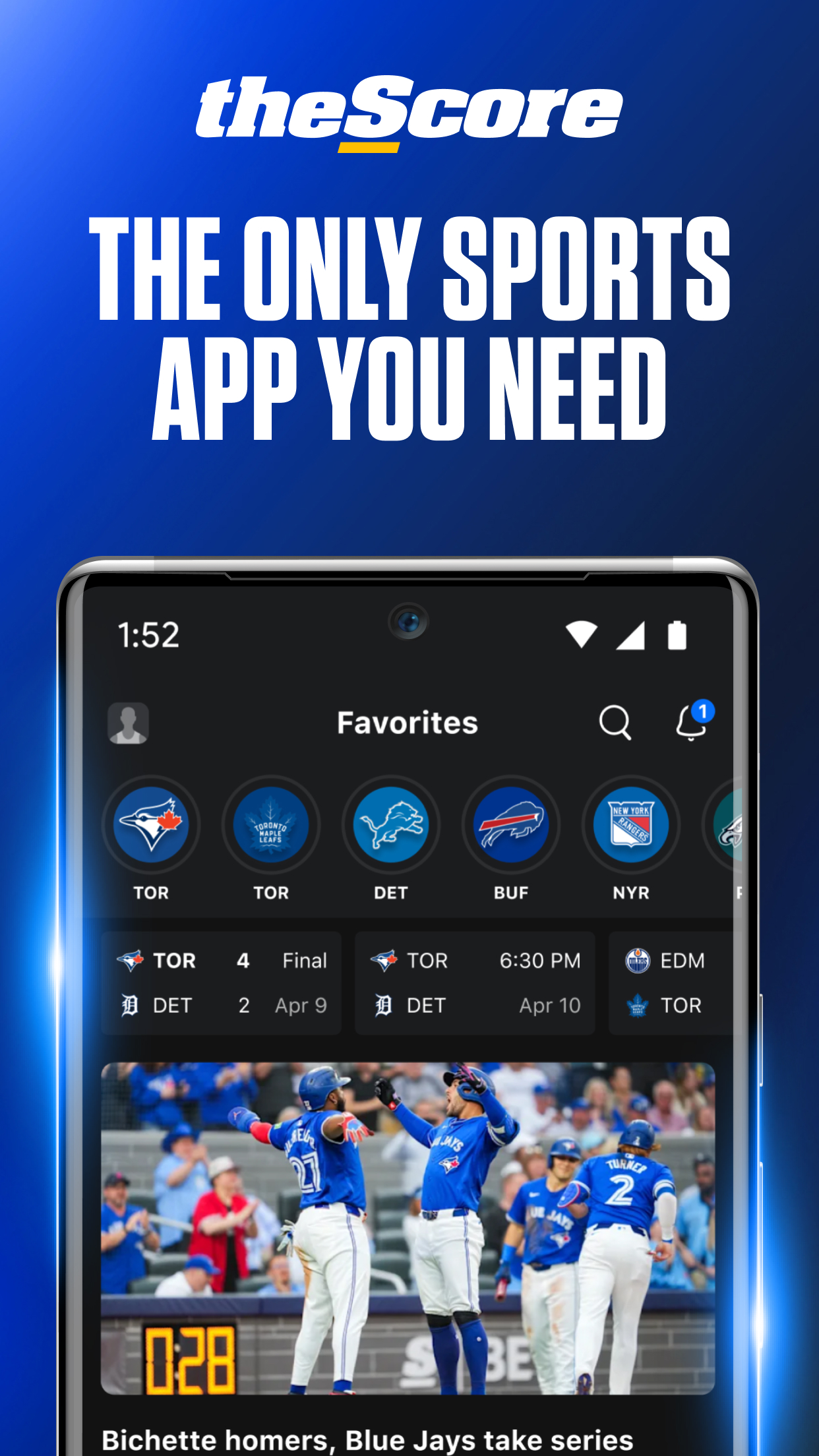 theScore APK screenshot