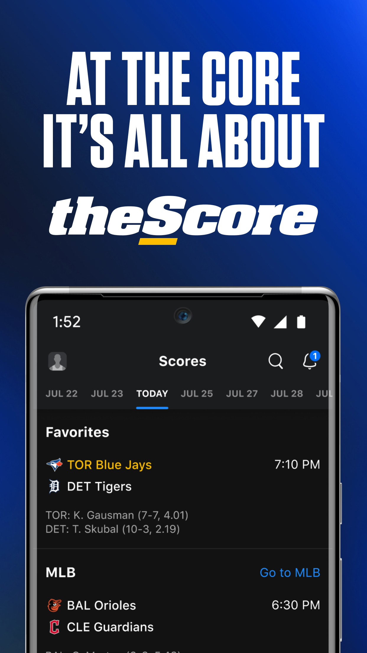 theScore APK screenshot