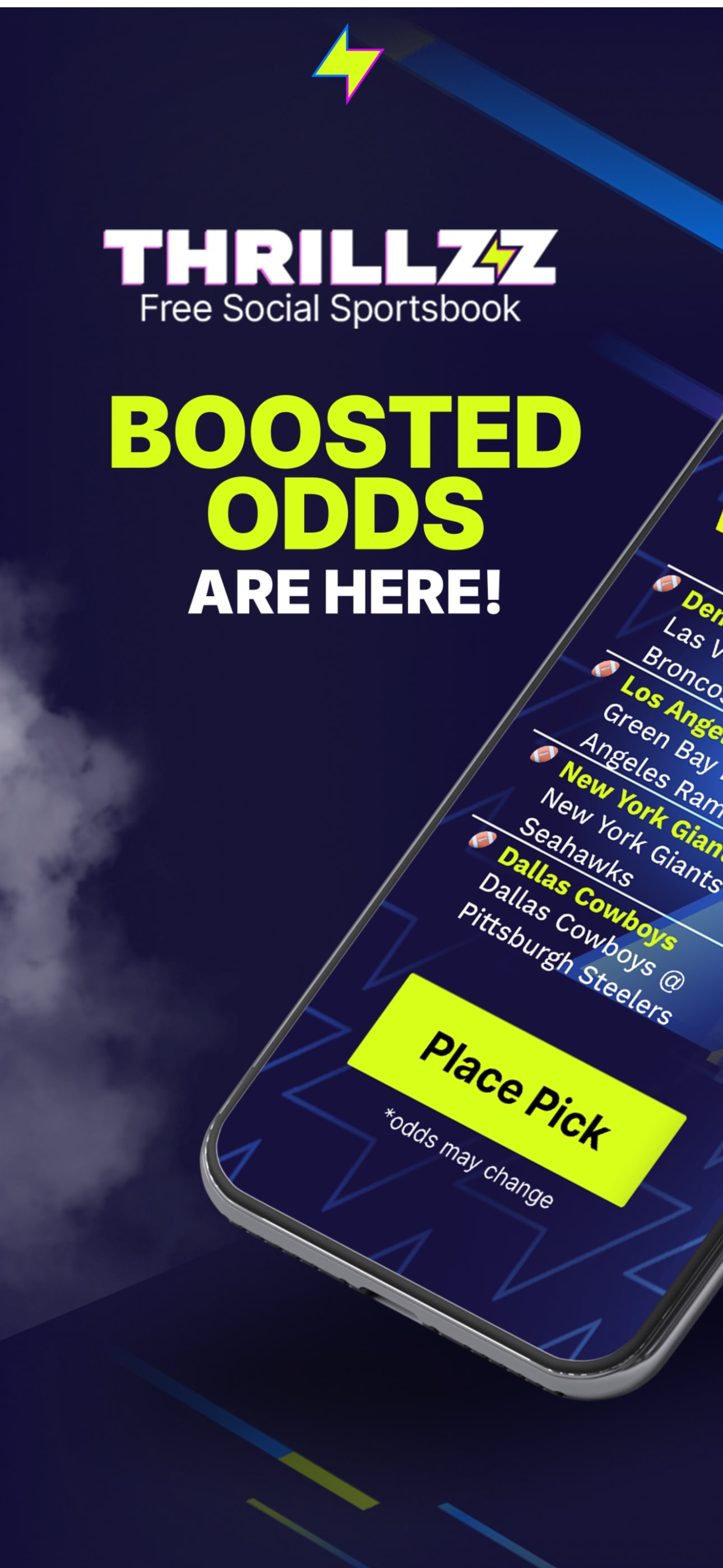 Thrillzz Social Sportsbook APK screenshot