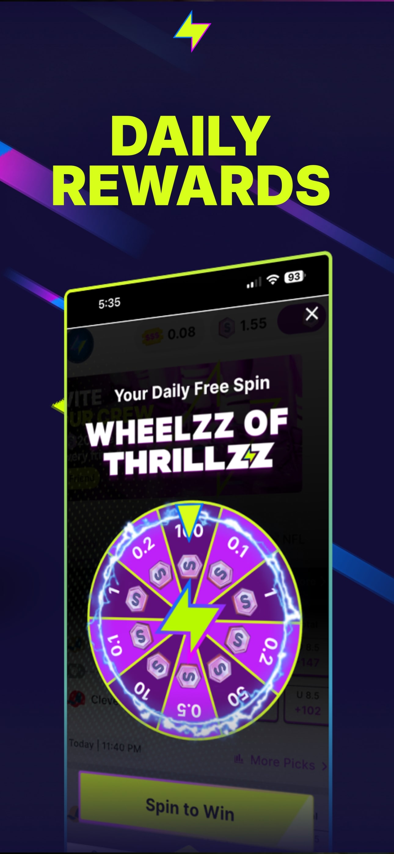 Thrillzz Social Sportsbook APK screenshot