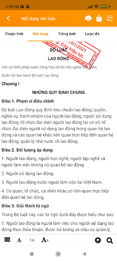 Thư Viện Pháp Luật APK screenshot