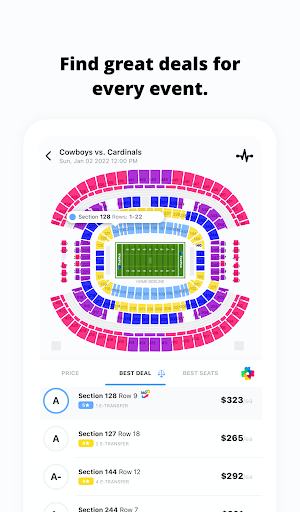 TickPick - Live Event Tickets APK screenshot
