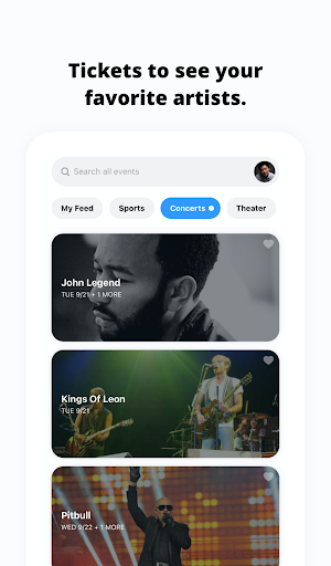 TickPick - Live Event Tickets APK screenshot