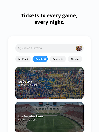 TickPick - Live Event Tickets APK screenshot