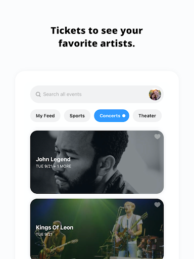 TickPick - Live Event Tickets APK screenshot