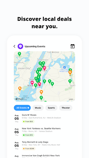 TickPick - Live Event Tickets APK screenshot
