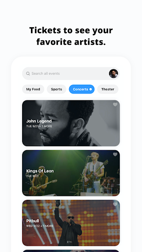 TickPick - Live Event Tickets APK screenshot