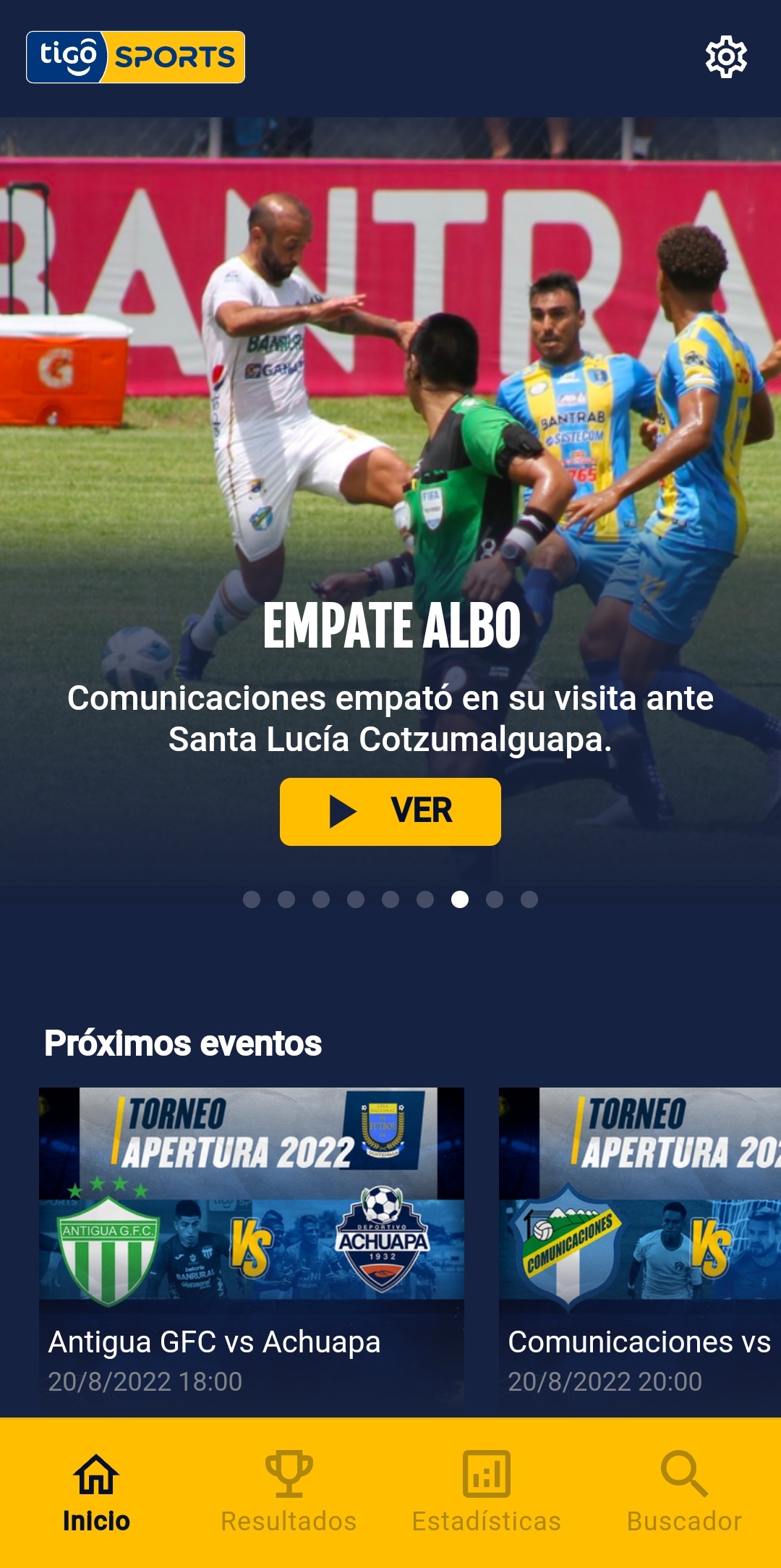 Tigo Sports Guatemala APK screenshot
