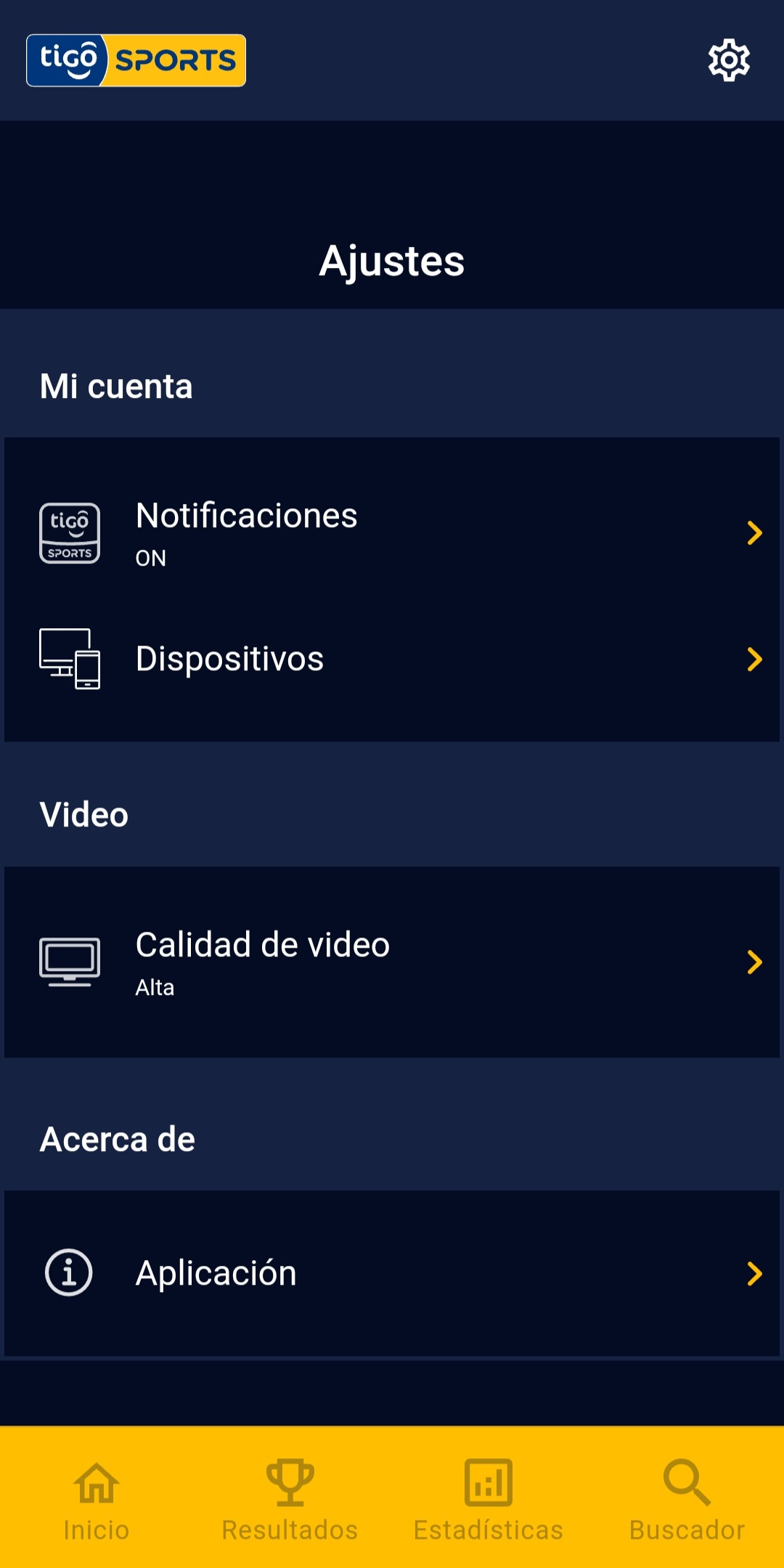 Tigo Sports Guatemala APK screenshot