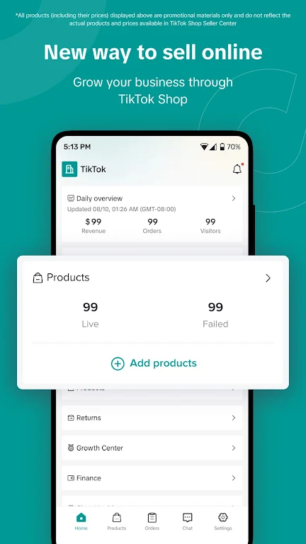 TikTok Shop Seller Center APK screenshot