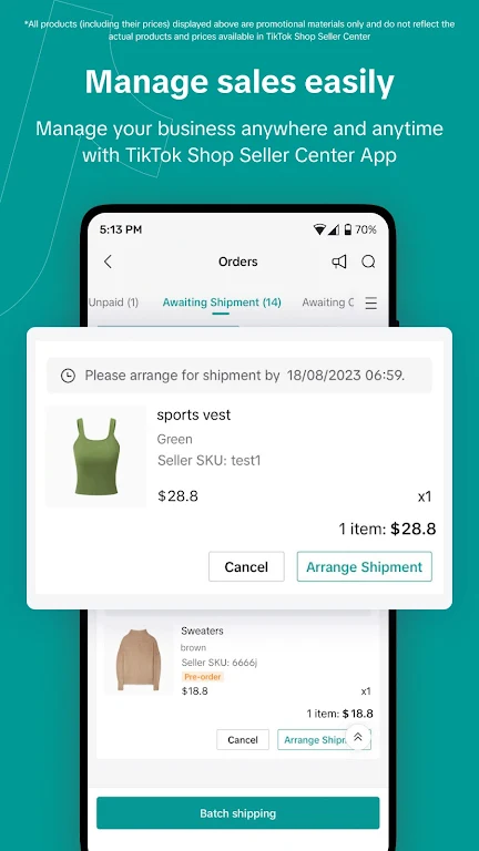 TikTok Shop Seller Center APK screenshot
