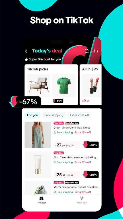 TikTok — видео, магазин и LIVE APK screenshot