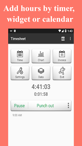 Timesheet - Work Hours Tracker APK 1