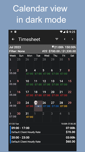 Timesheet - Work Hours Tracker APK 8
