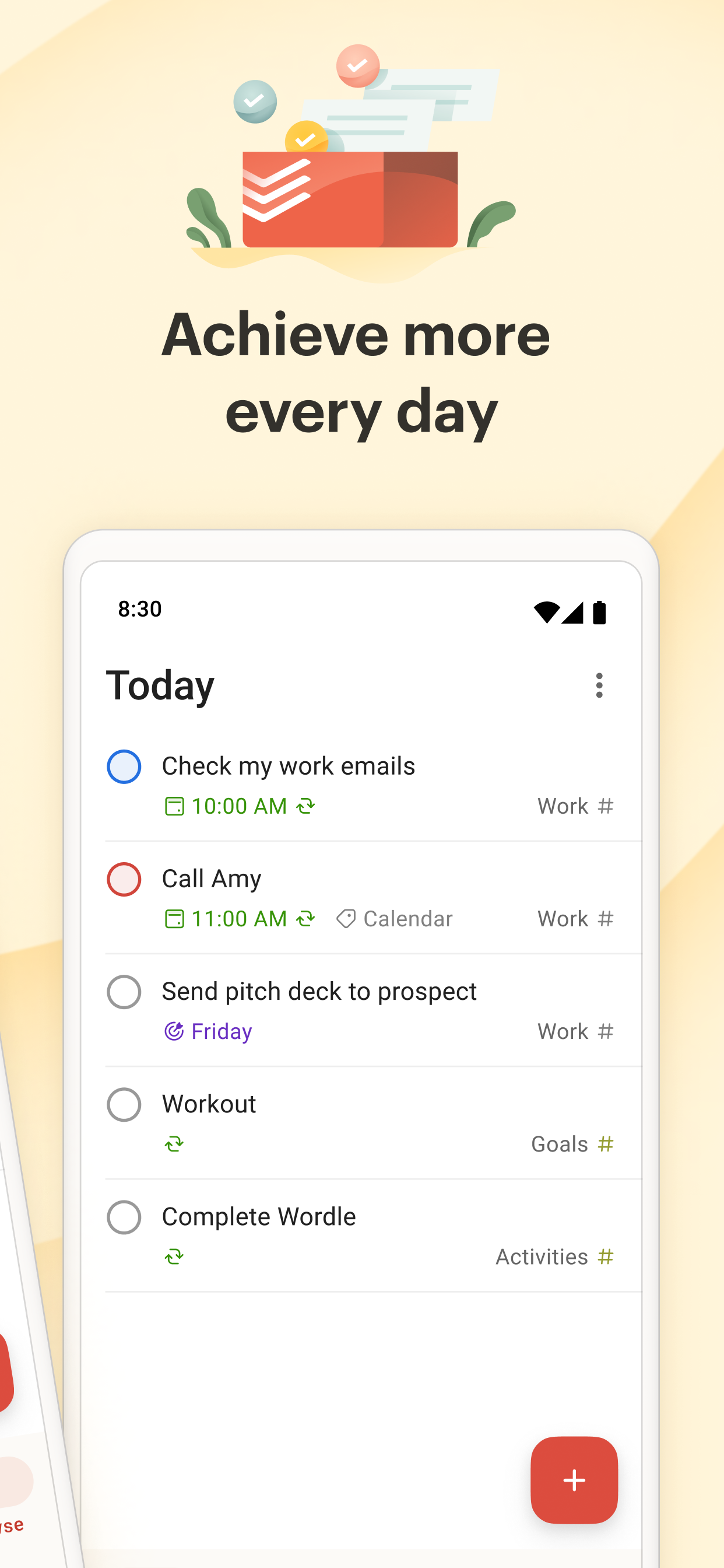 Todoist screenshot
