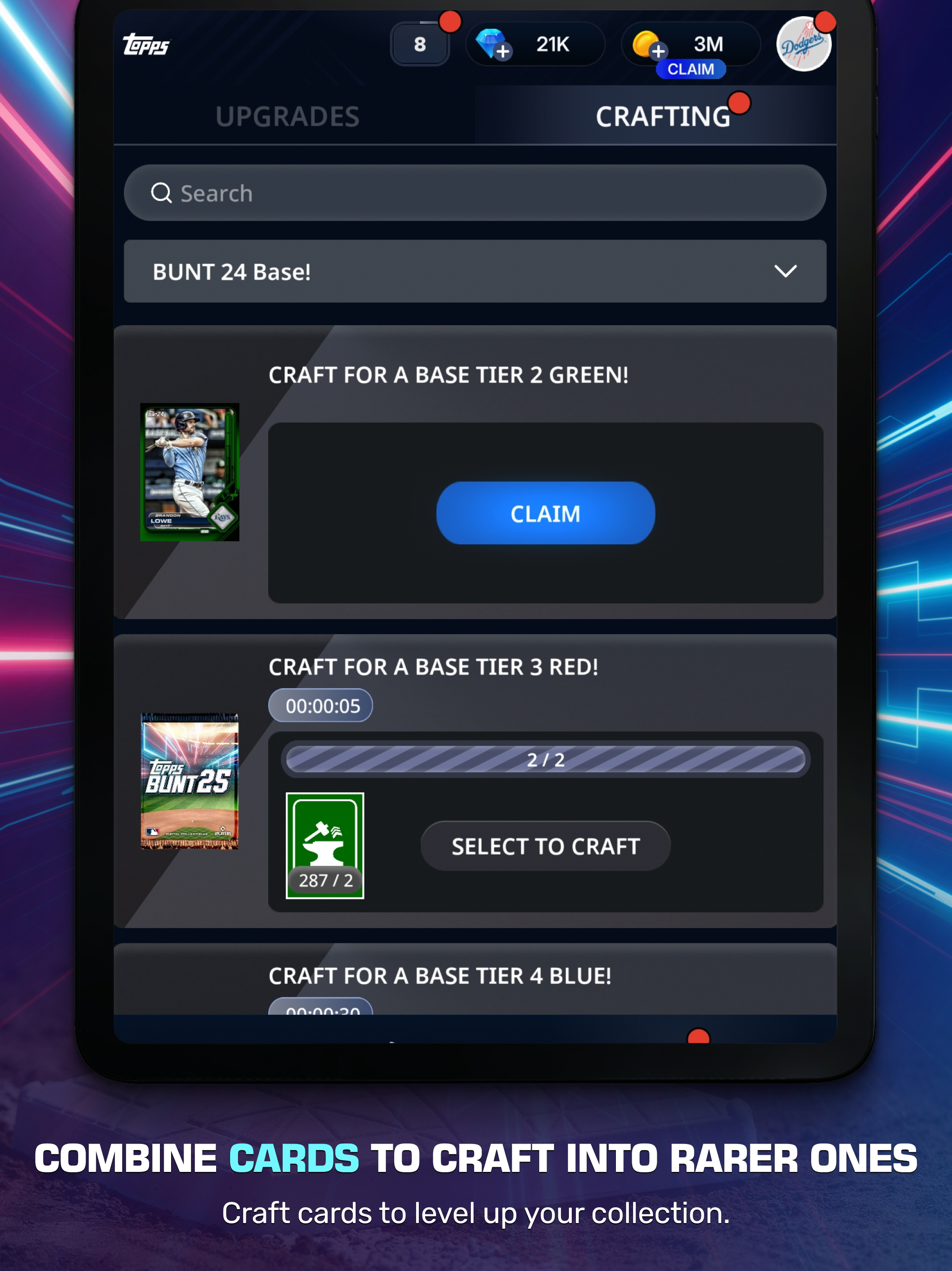 Topps® BUNT® MLB Card Trader APK screenshot